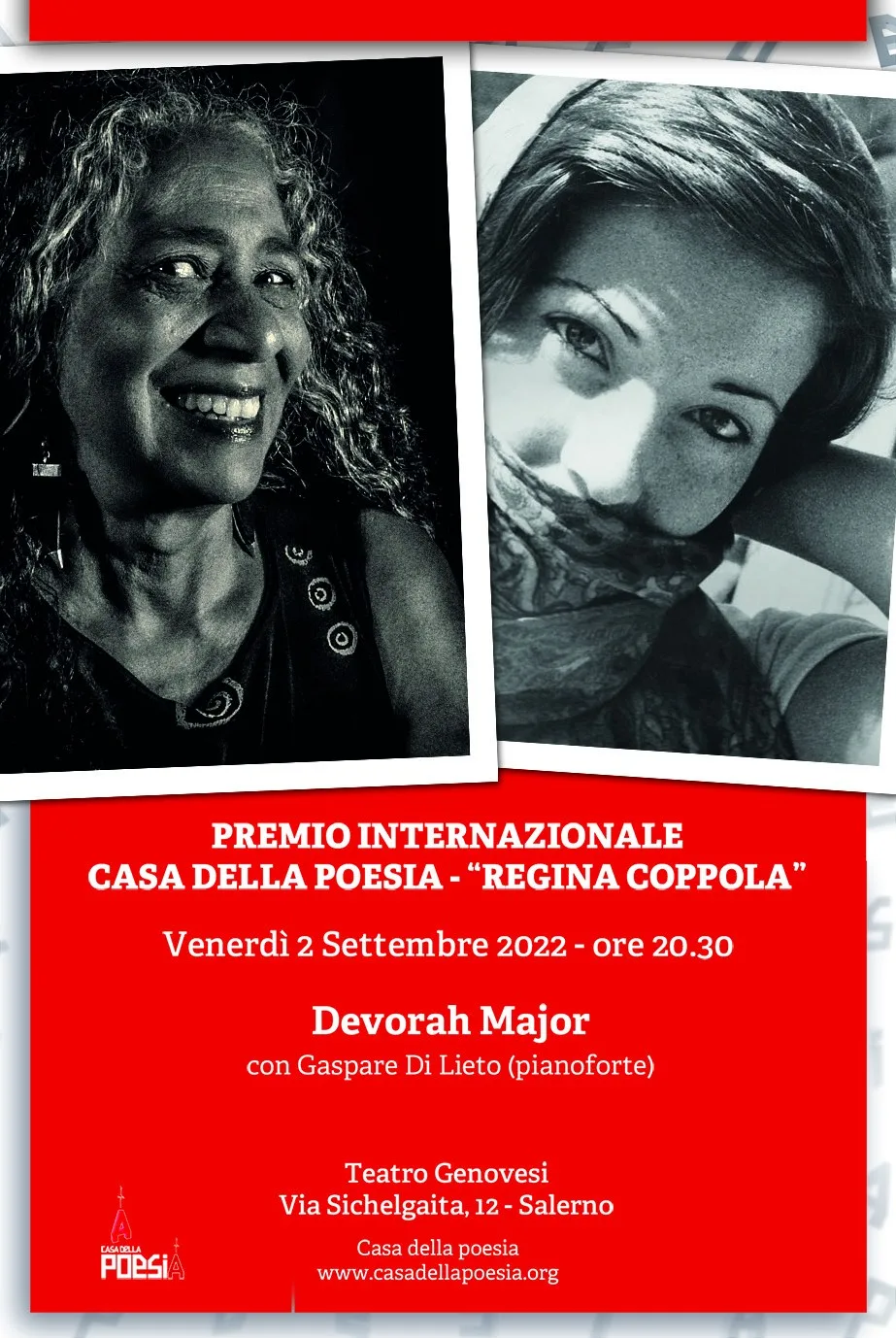 PREMIO INTERNAZIONALE CASA DELLA POESIA "REGINA COPPOLA", 2022