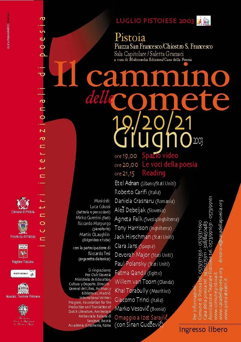 Il cammino delle comete. 2003