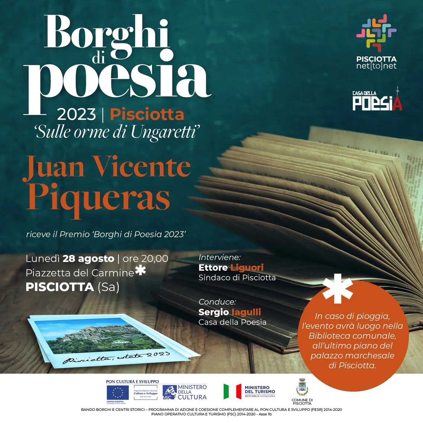 Villages of Poetry Award 2023 - Pisciotta - In the footsteps of Ungaretti