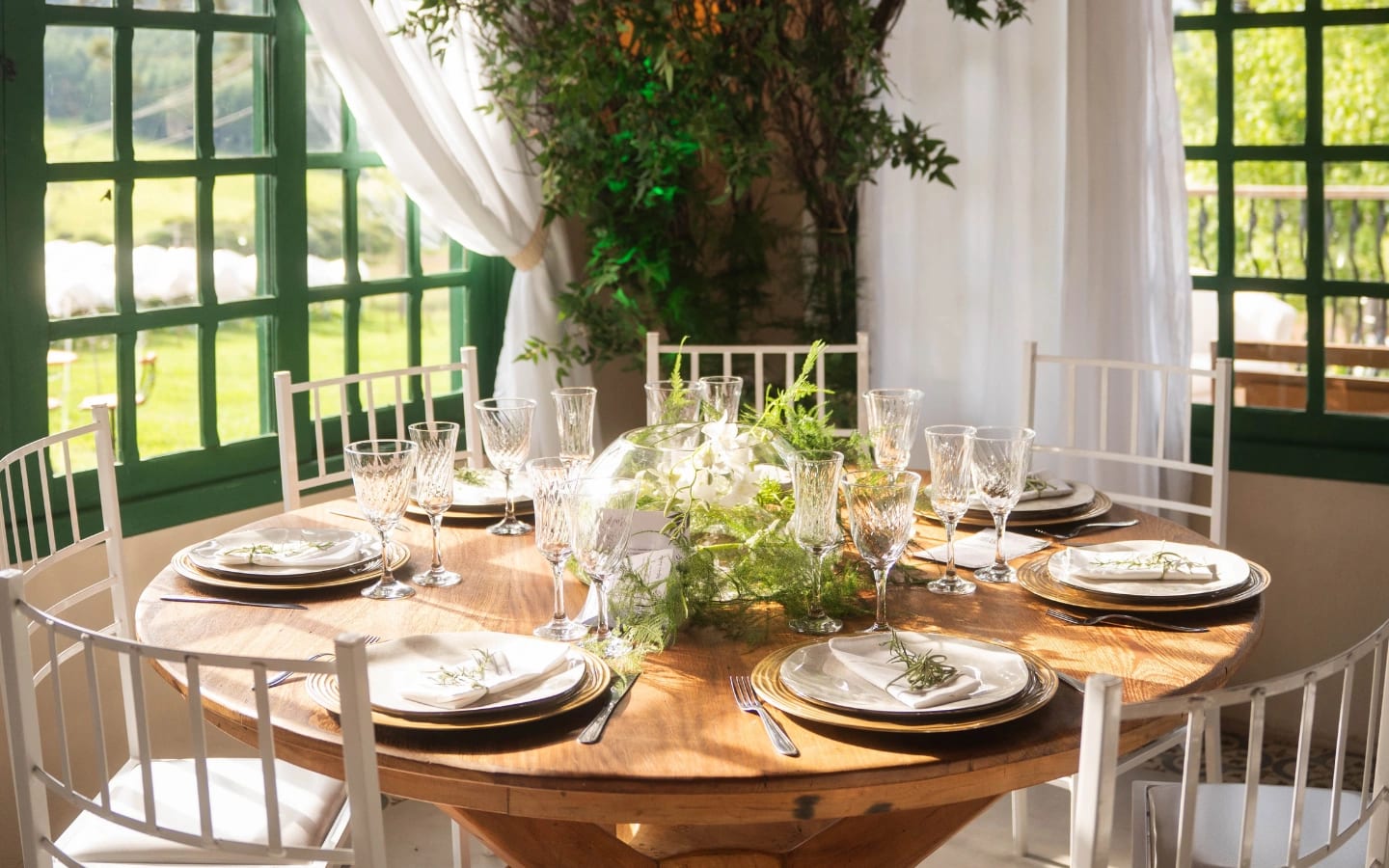 Salão de eventos da Casa França em Marombas, Curitibanos SC