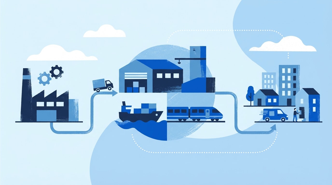 퍼스트마일, 미들마일, 라스트마일: 물류의 전체 흐름 이해하기