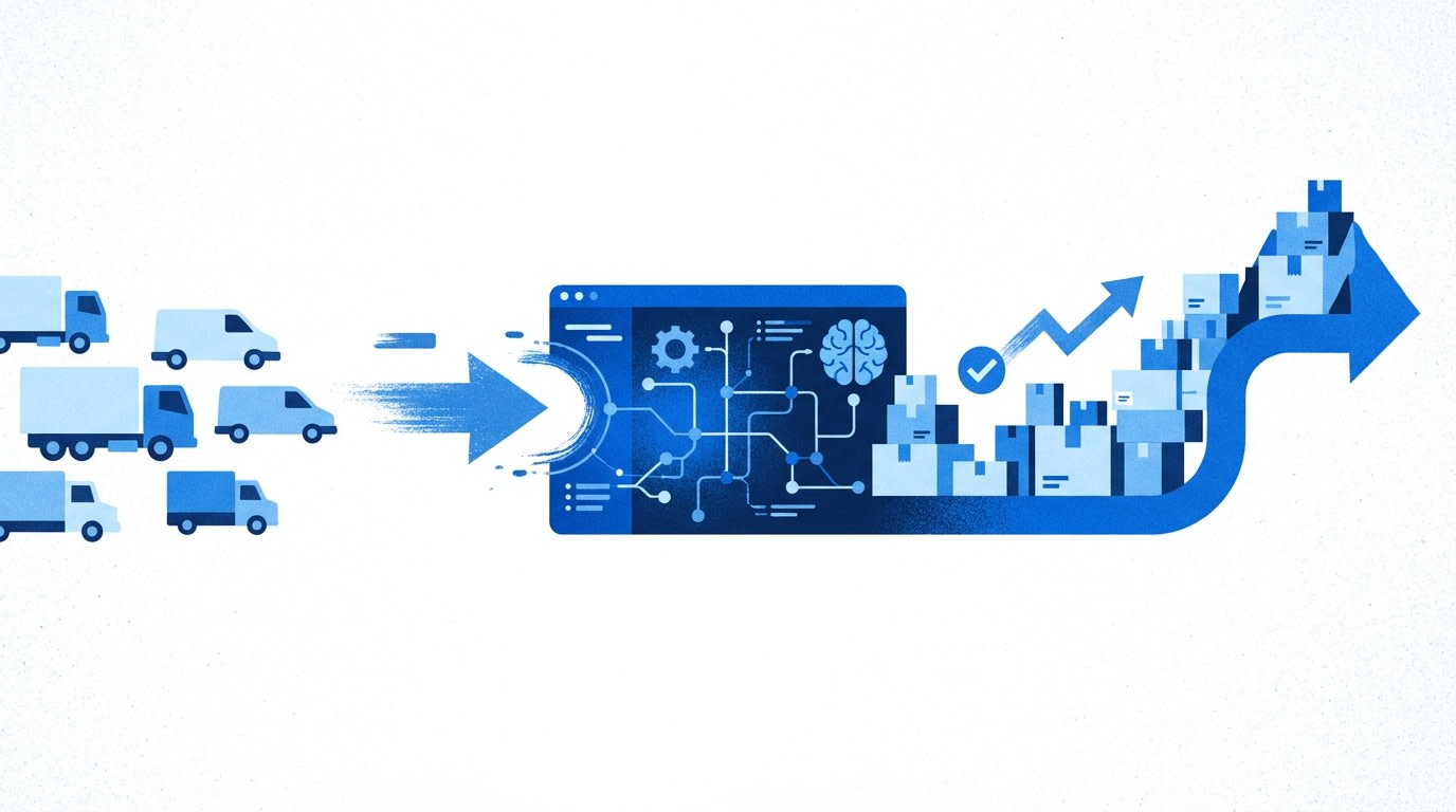 17대 차량을 줄이고도 8,319건 배송 완료, 시뮬레이션이 만든 물류 혁신