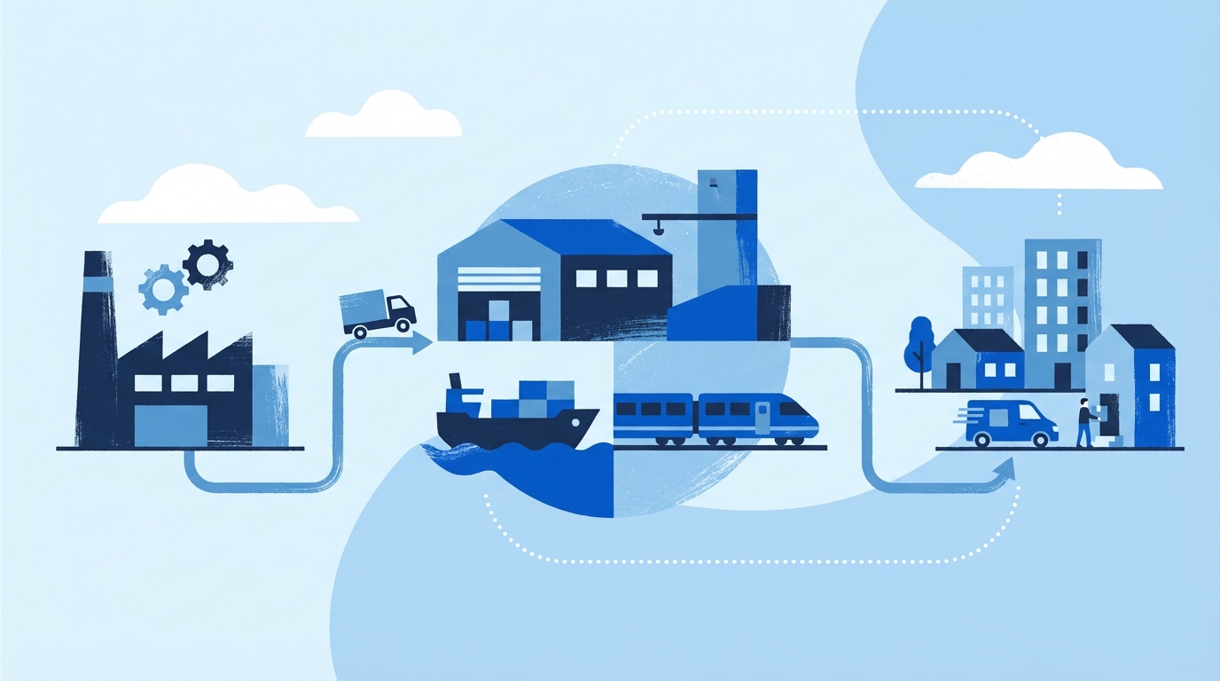 퍼스트마일, 미들마일, 라스트마일: 물류의 전체 흐름 이해하기