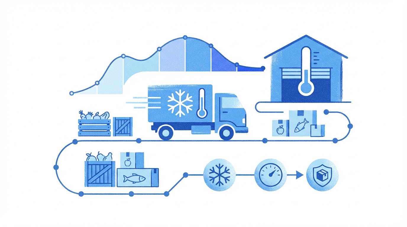 식자재 유통을 위한 콜드체인 운송 온도관리 가이드