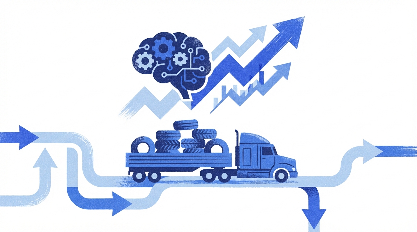 TMS의 새로운 기준! 루티, LX판토스 타이어 물류 AI배차 최적화로 효율 UP
