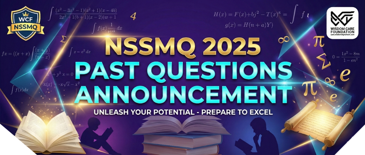 NSSMQ 2025 Past Questions Banner / Academic Mathematics Visual