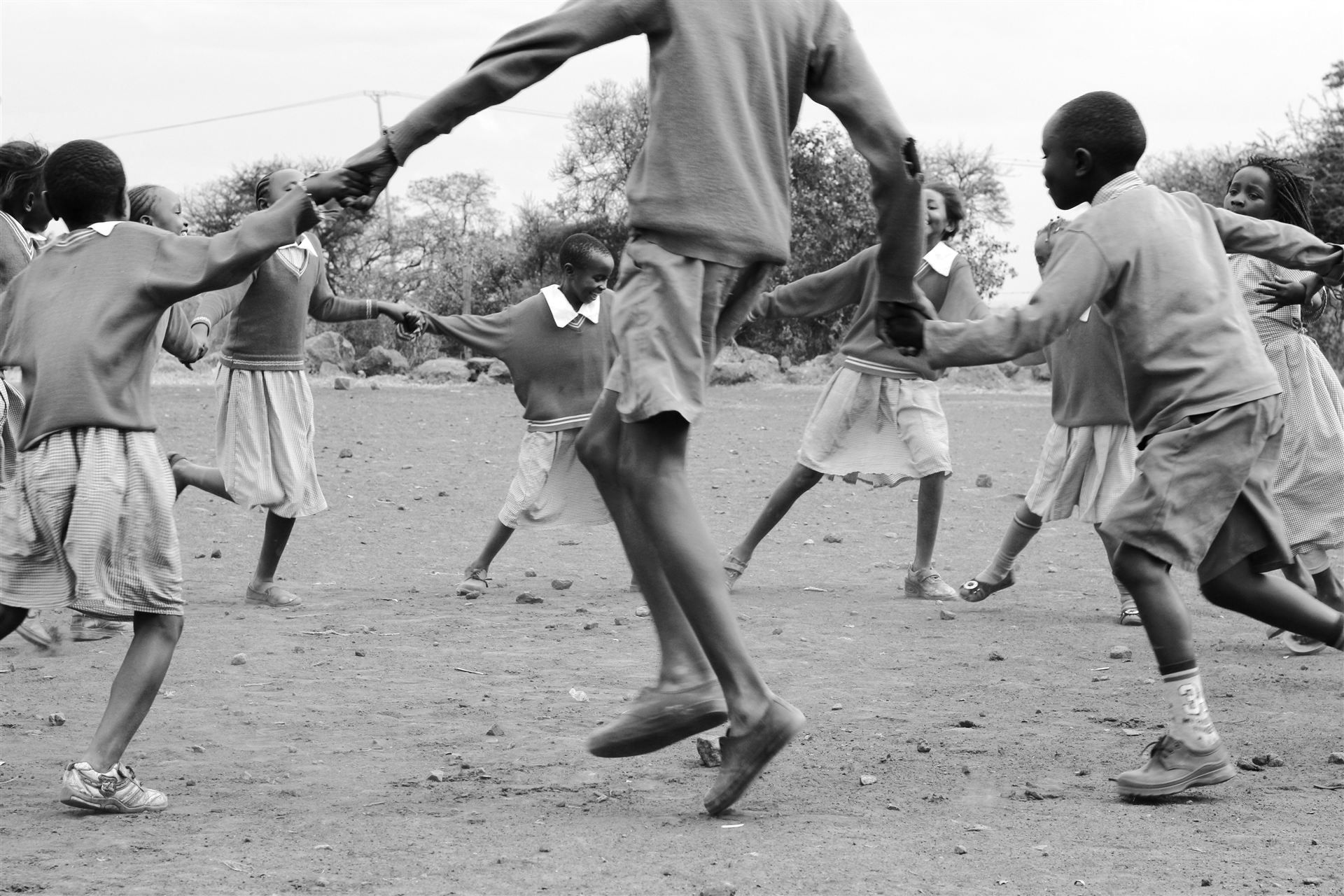 Students Playing