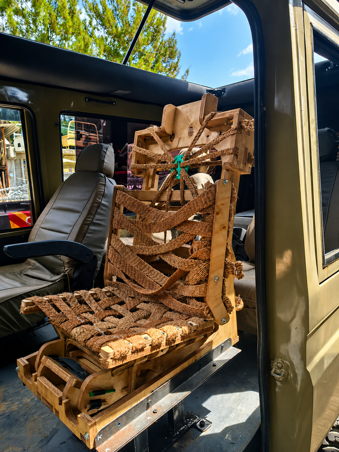 Toyota and FabLab Winam engineers collaborating on the Kinetic Seat