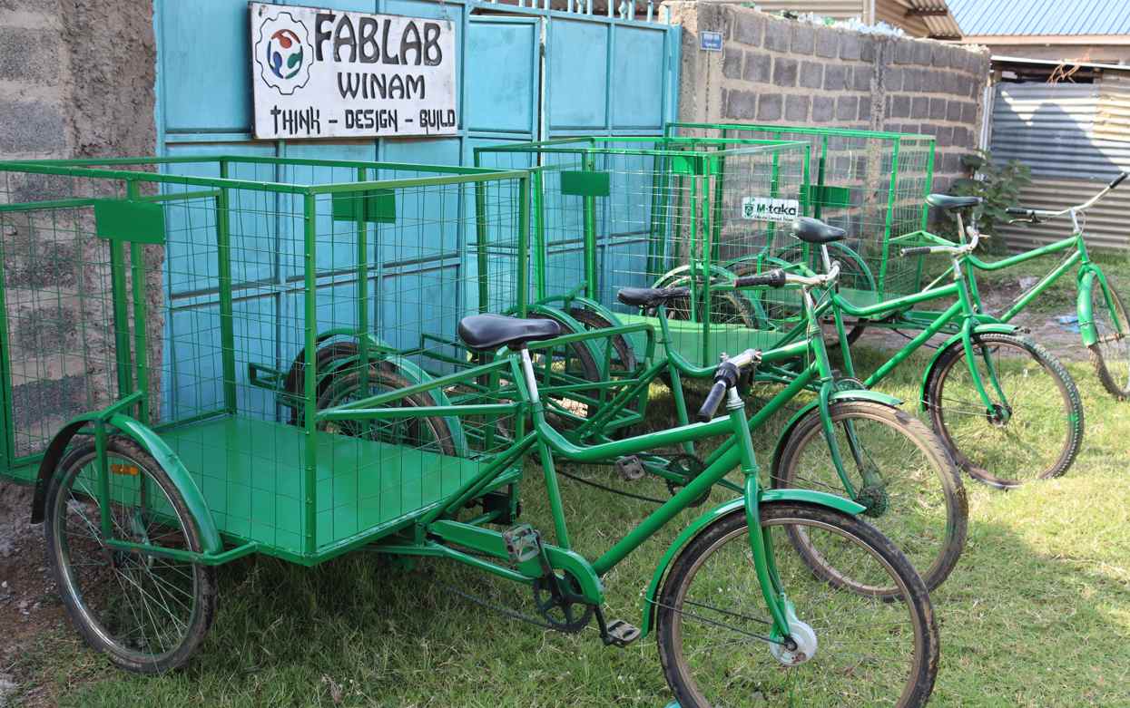 Taka Bikes waste-collection bicycle