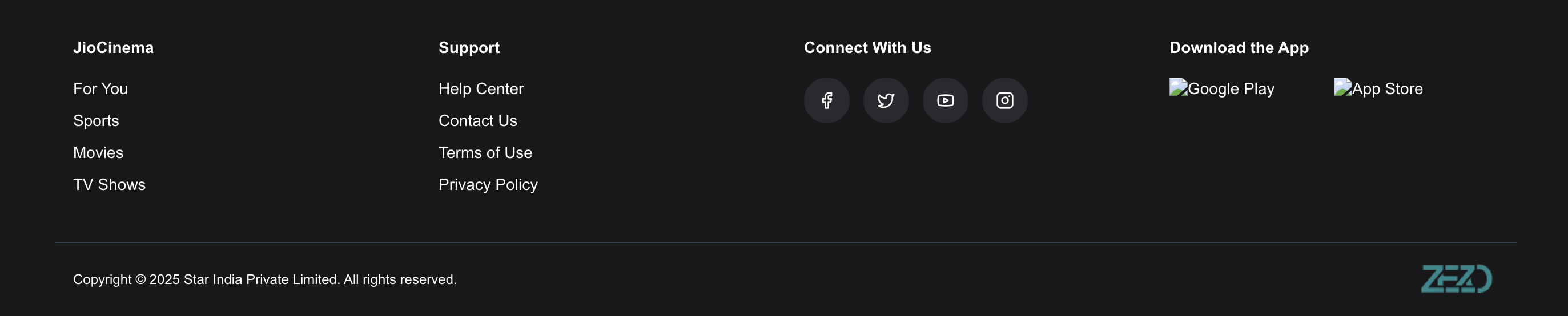 Footer UI