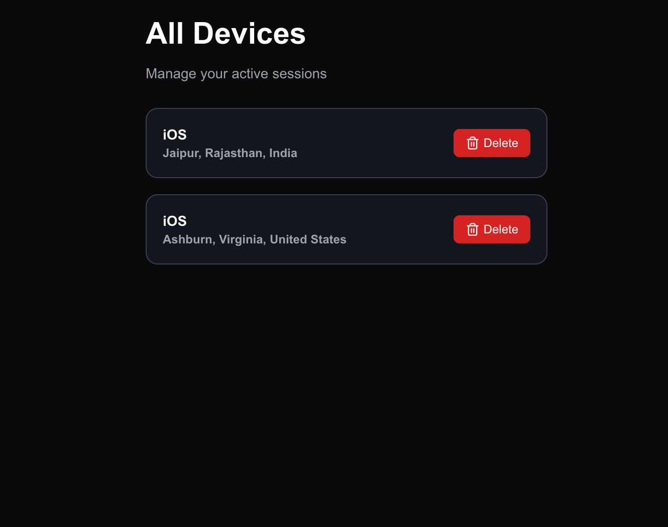Search UI