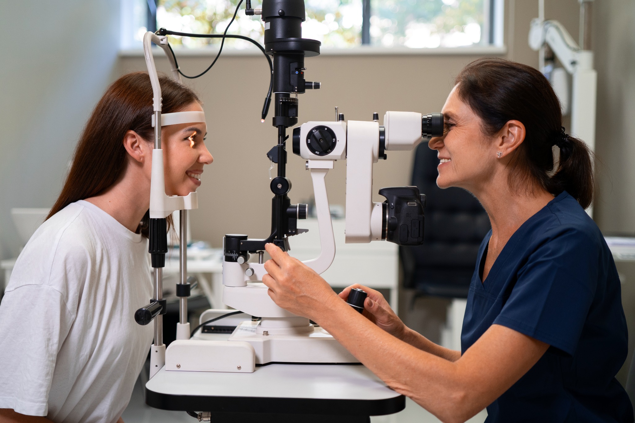 Professional eye examination for computer vision syndrome