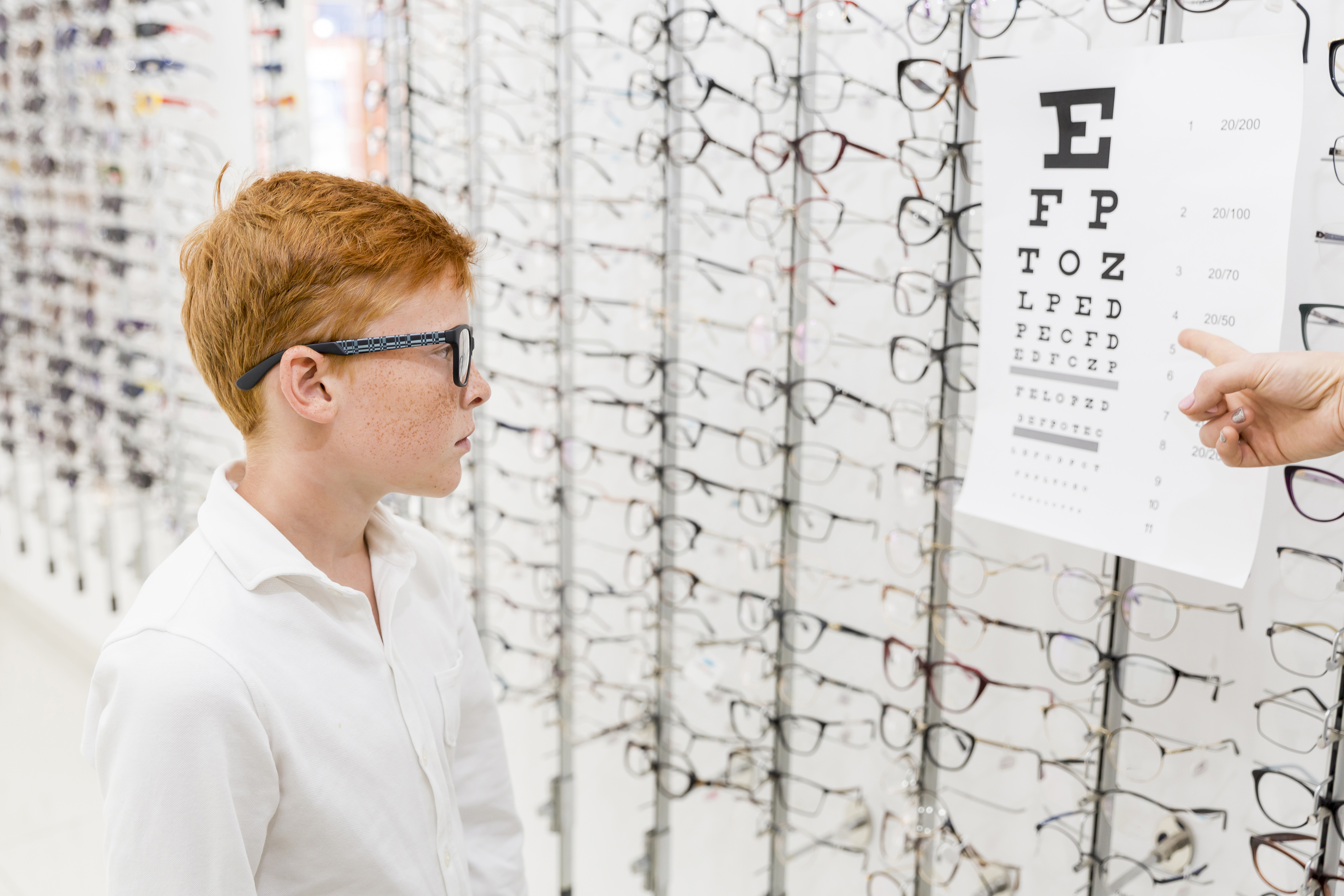 Premium eyewear collection display