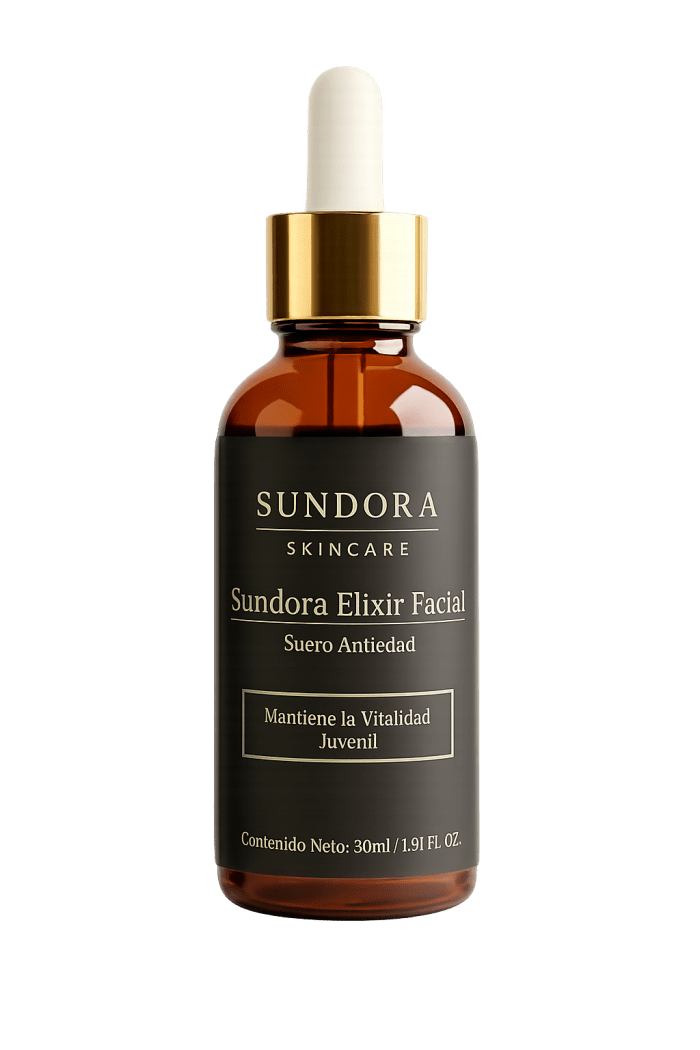 Frasco de Sundora Elixir Facial de 30 ml