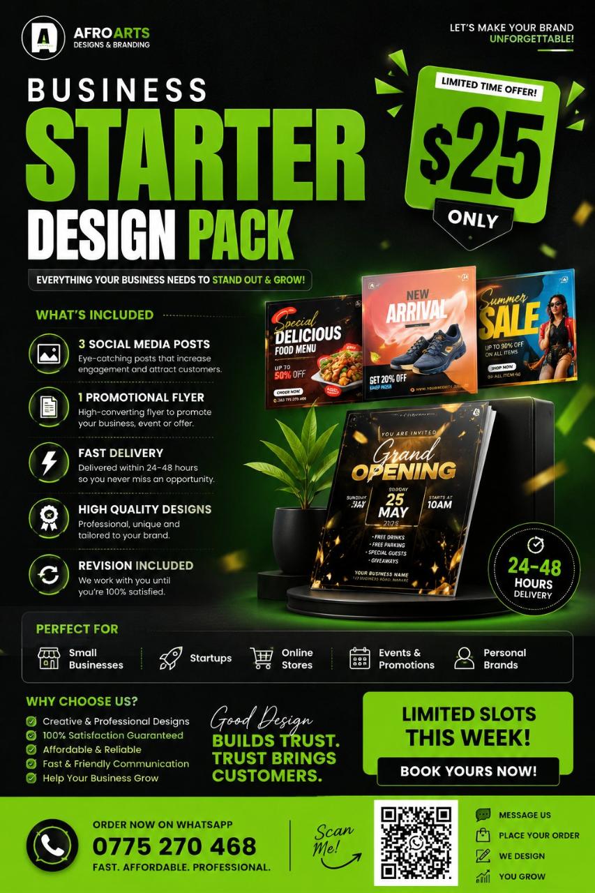 BUSINESS STARTER DESIGN PACK 