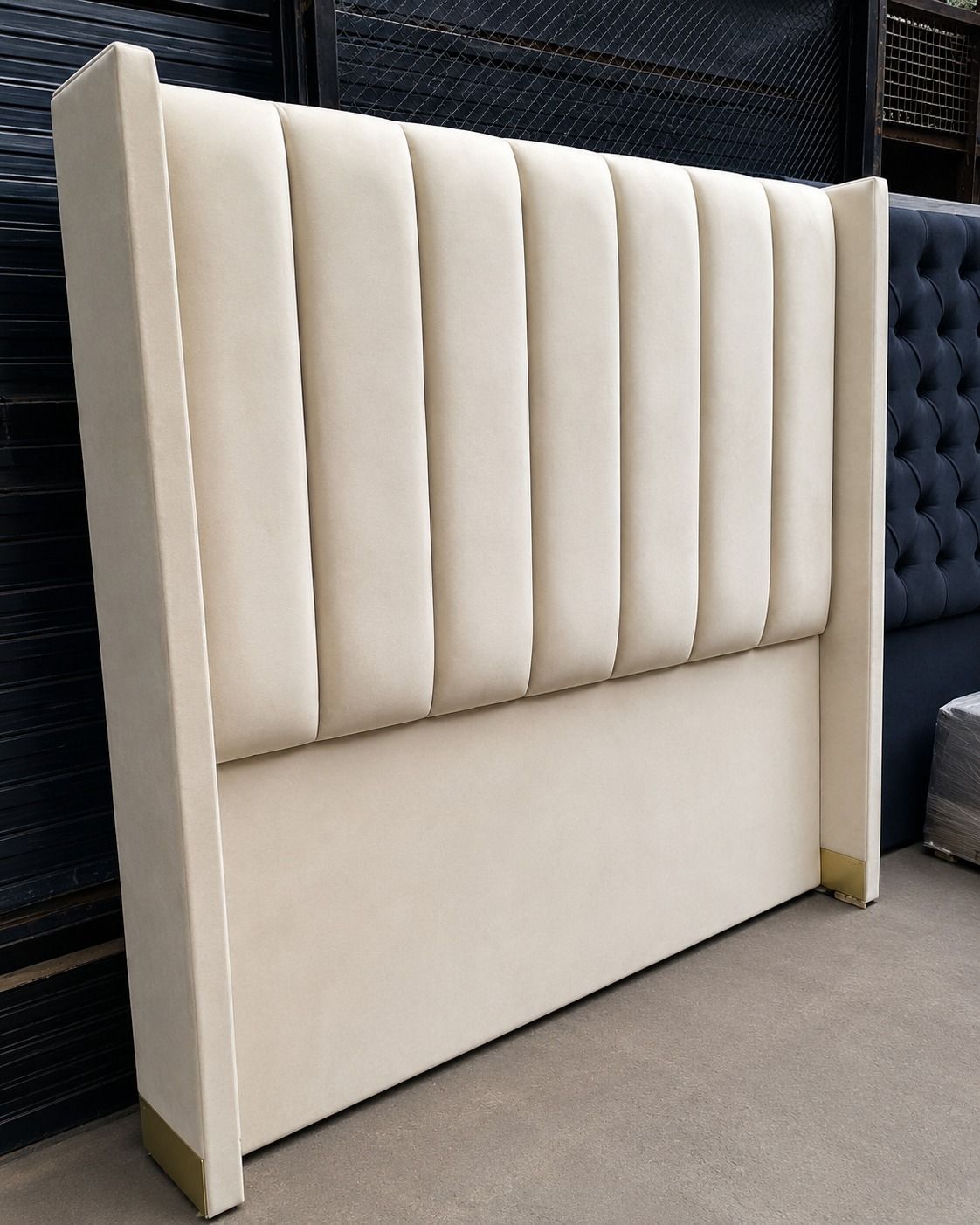 Luxury Cream Upholstered Headboard