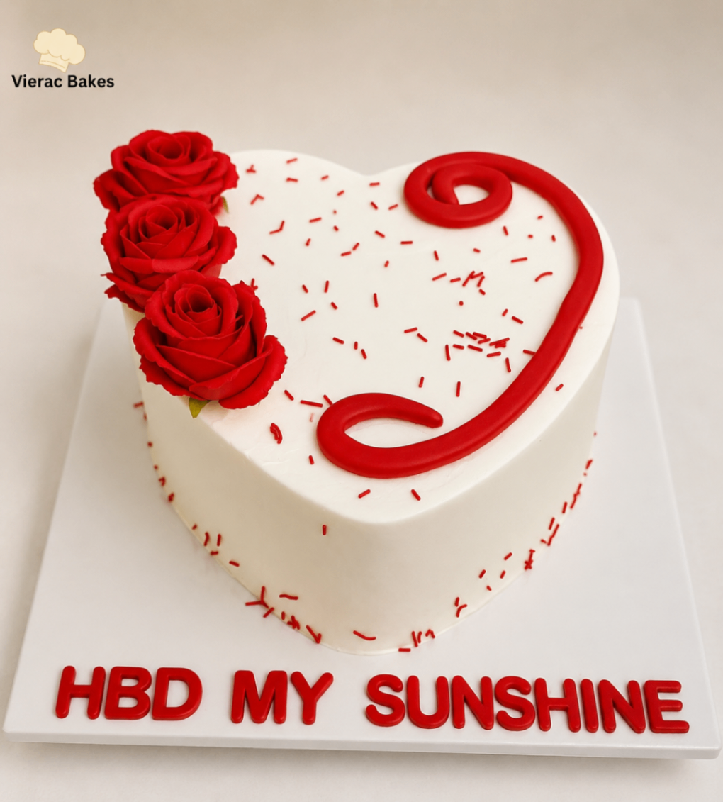 Heart shaped cake 