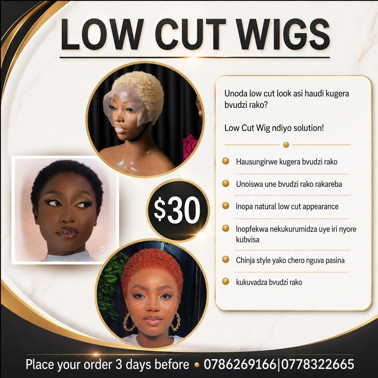 Low Cut Wigs