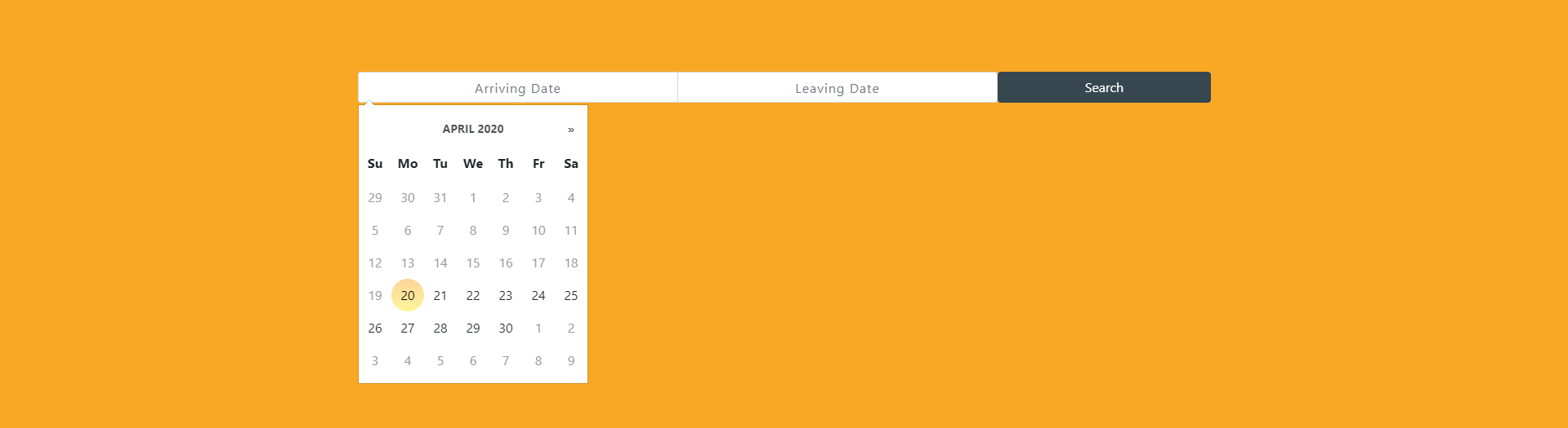 Datepicker With Date Range