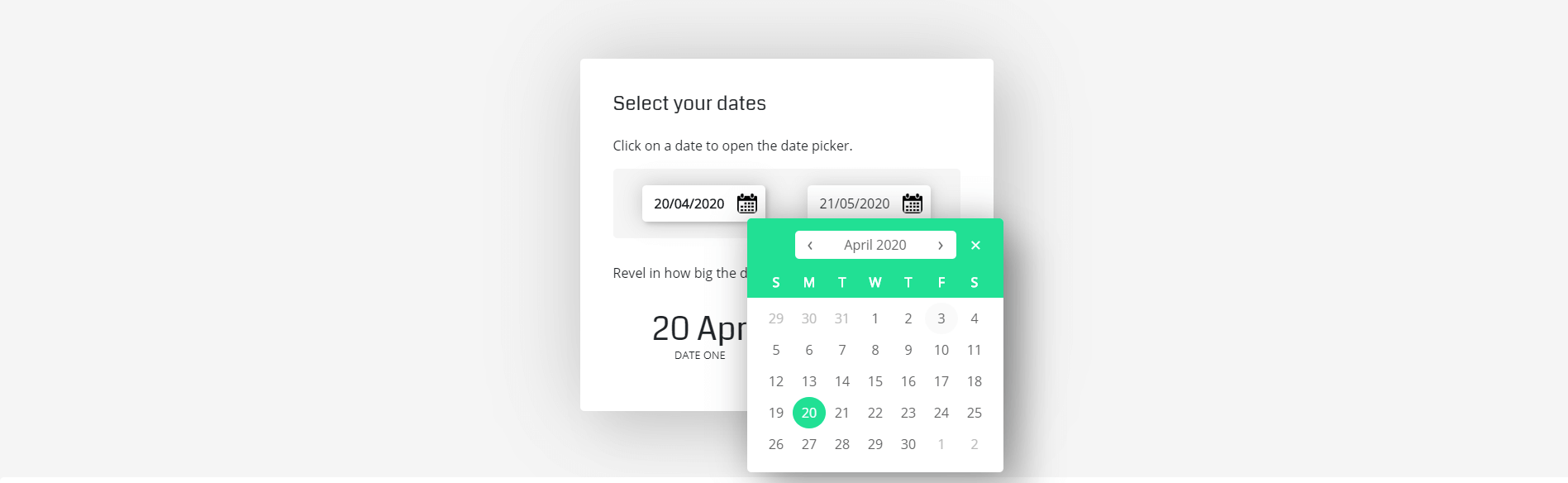 Datepicker