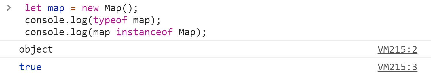 Kiểm tra kiểu dữ liệu Map Trong Javascript