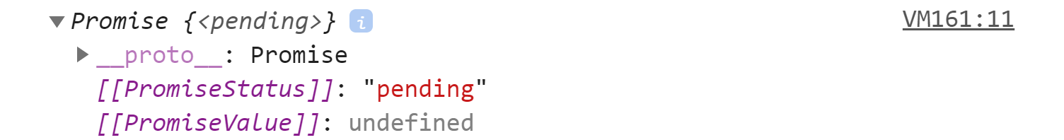 Promise pending trong javascript