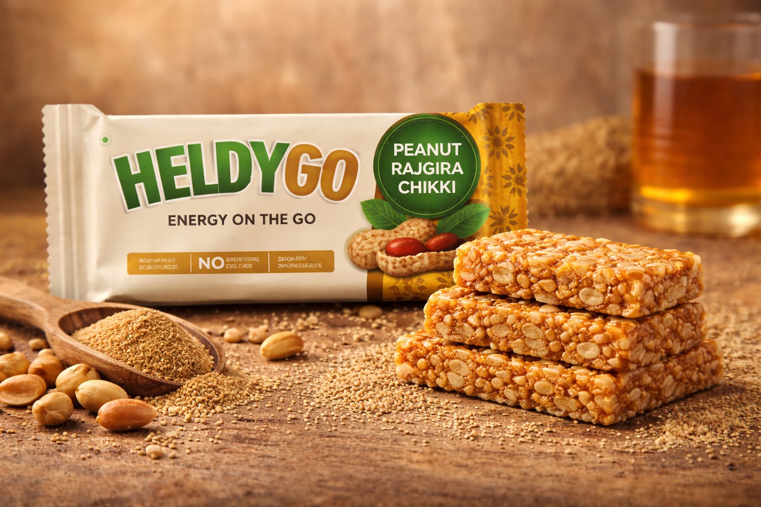 Peanut Rajgira Chikki