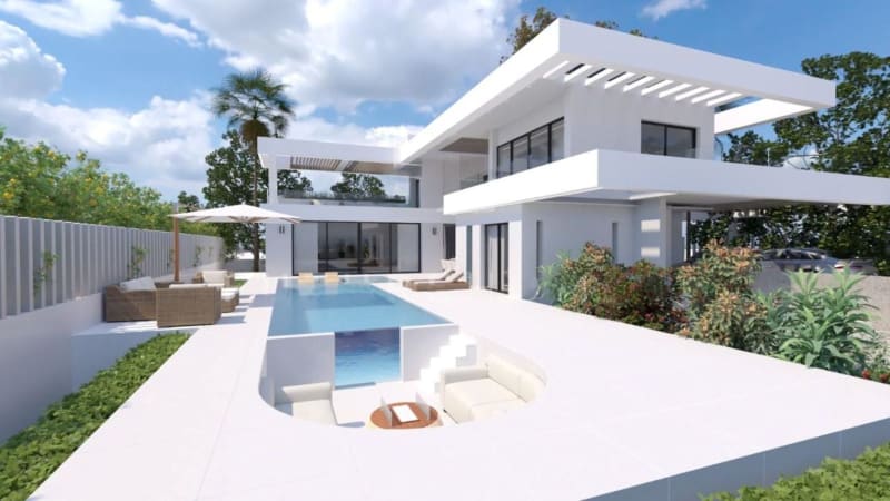 Frittliggende villa til salgs i Manilva