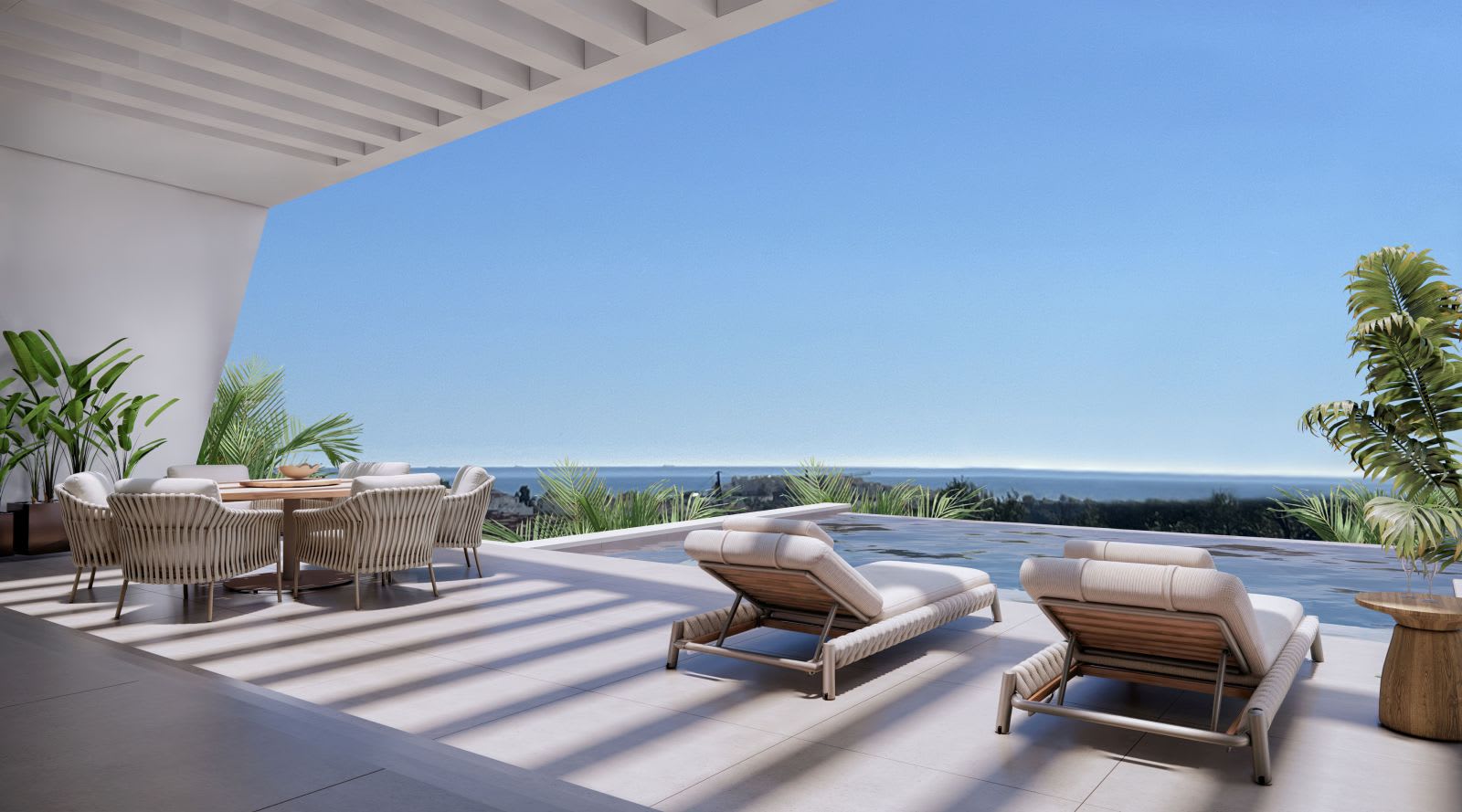 Overbygd terrasse