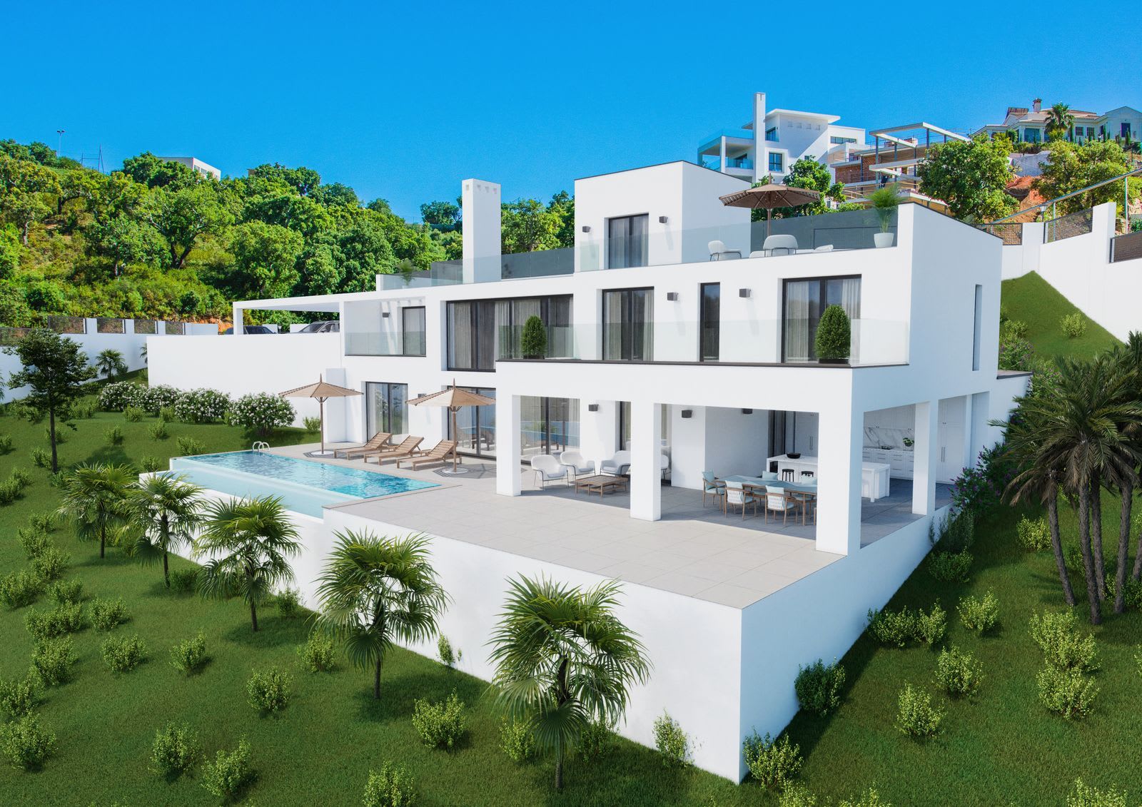 Frittliggende villa til salgs i La Mairena, Bilde 3
