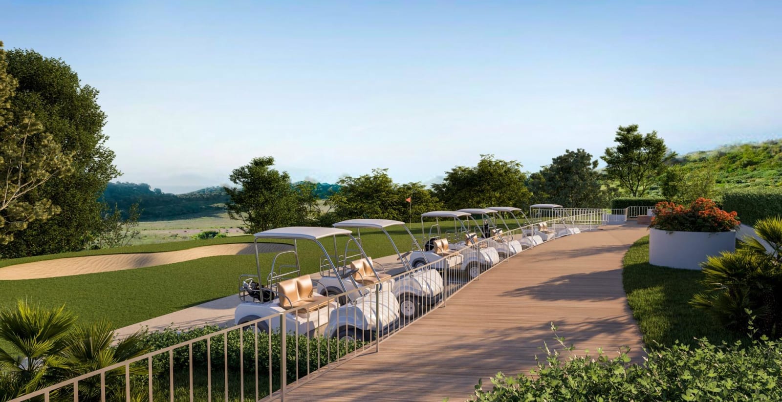 Ved golfbanen
