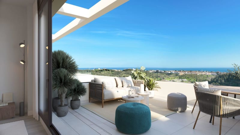 Penthouse til salgs i Mijas