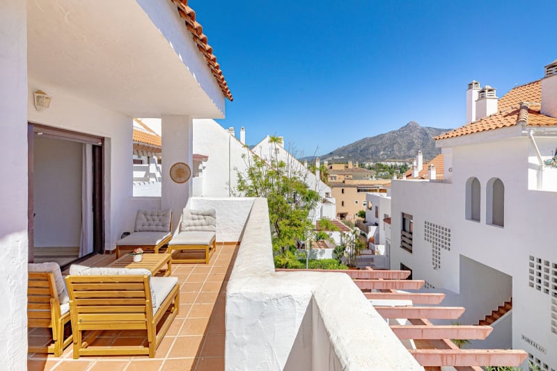 Leilighet midt i bygget til salgs i Nueva Andalucía