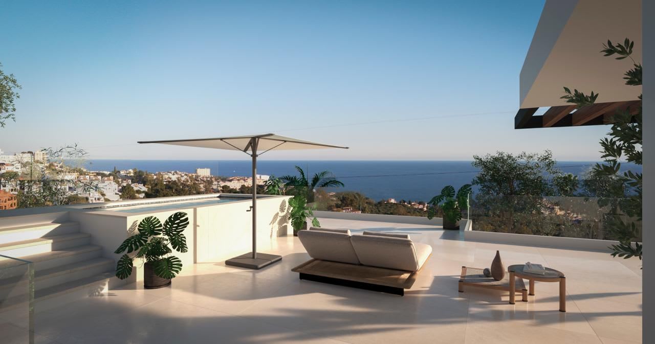 Terrasse mot havet