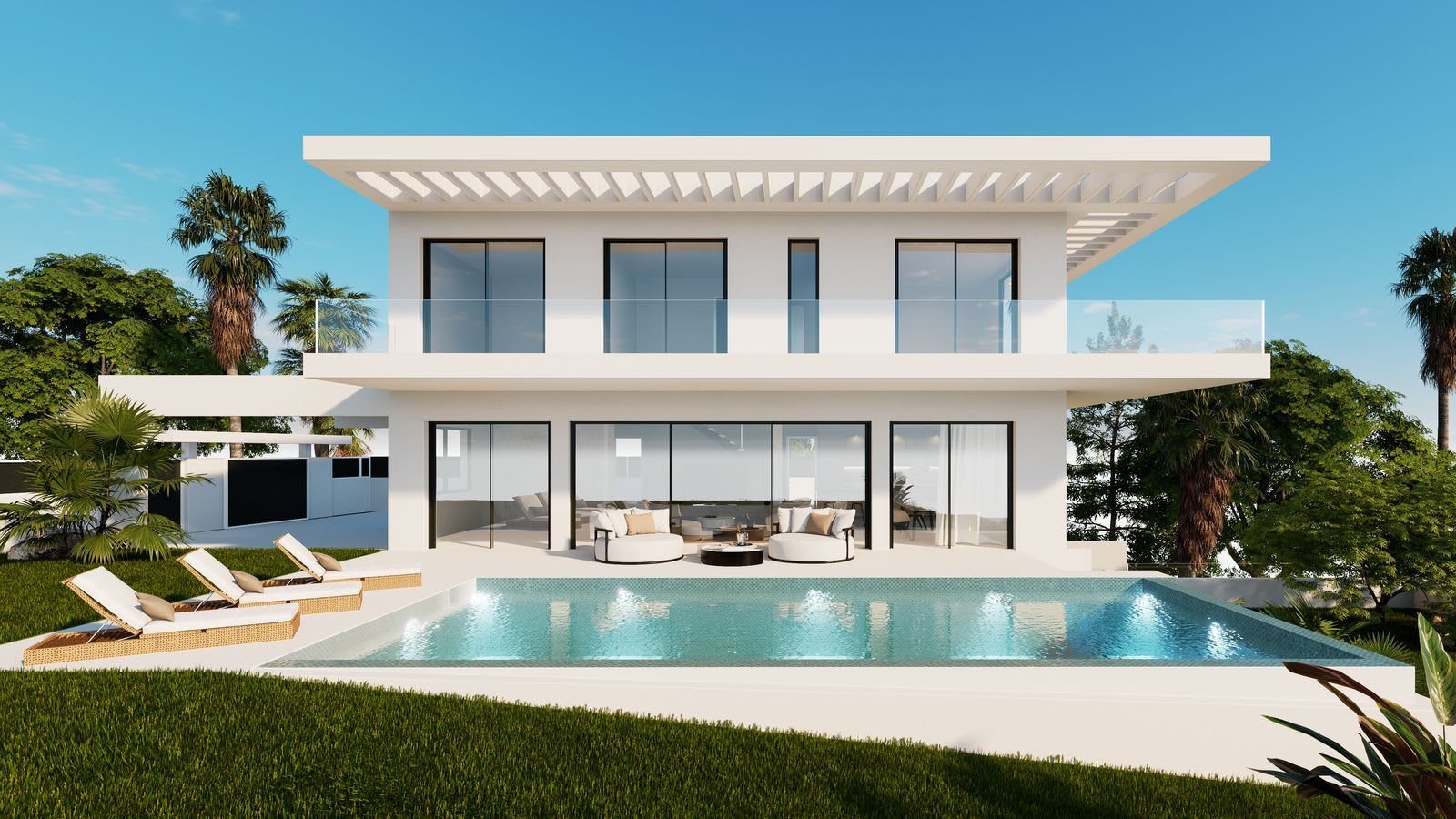 Frittliggende villa til salgs i Elviria, Bilde 2