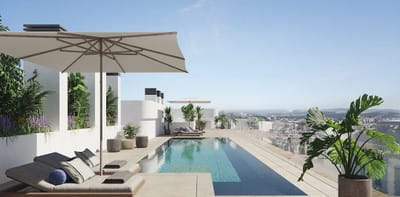Felles bassengterrasse