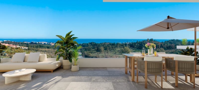 Penthouse til salgs i Mijas