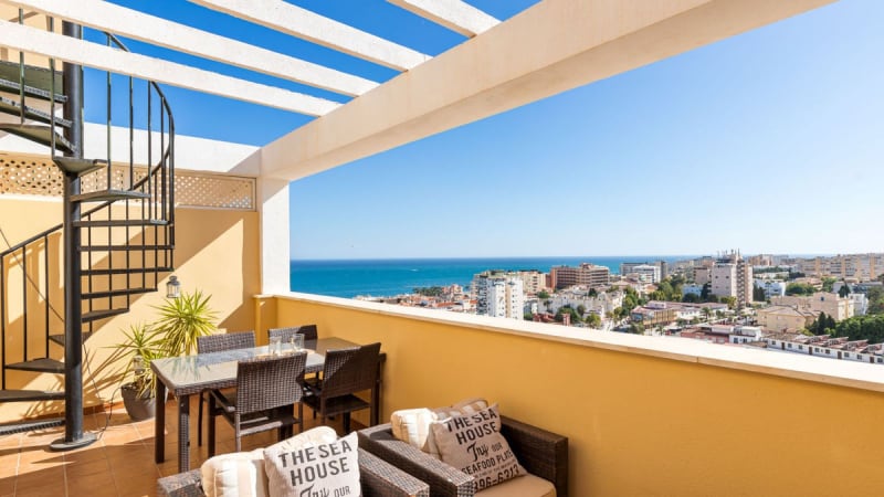 Penthouse til salgs i Montemar