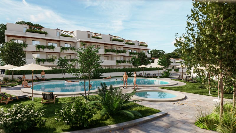 Leilighet midt i bygget til salgs i Mijas Costa