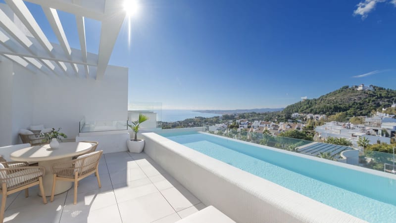 Frittliggende villa til salgs i Benalmadena Pueblo