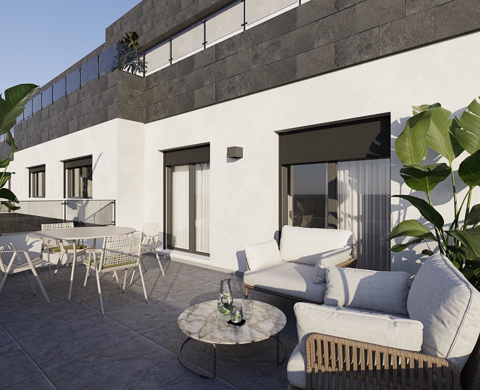 Din private terrasse