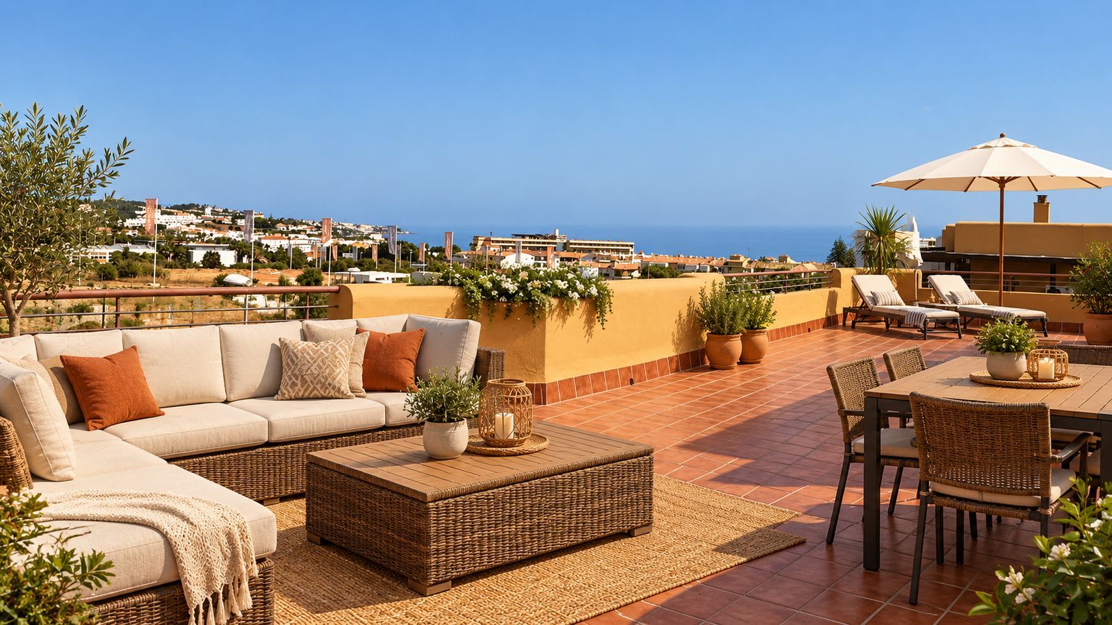 Toppleilighet med 2 soverom til salgs i La Cala de Mijas, Mijas, Bilde 3