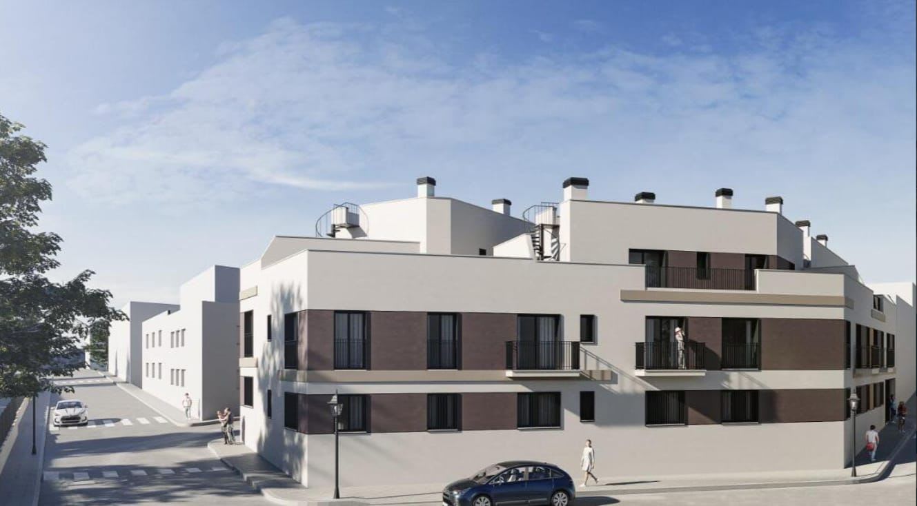 Moderne boliger i landsbyen
