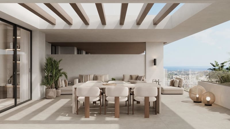 Penthouse til salgs i Estepona