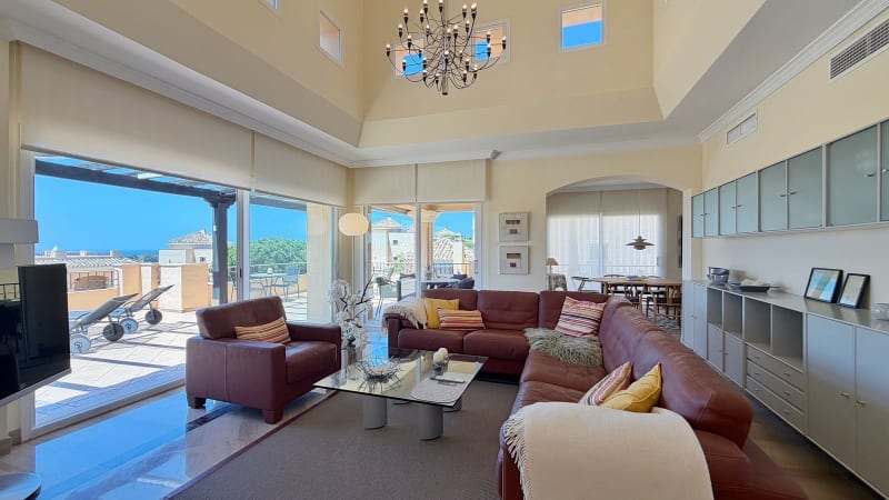 Duplex-penthouse til salgs i Elviria