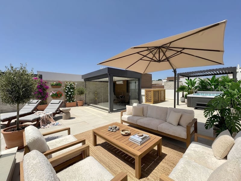 Penthouse til salgs i Cabopino