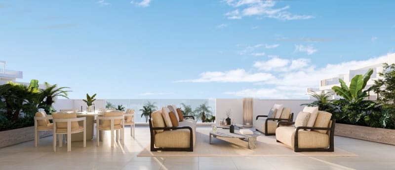 Penthouse til salgs i Estepona