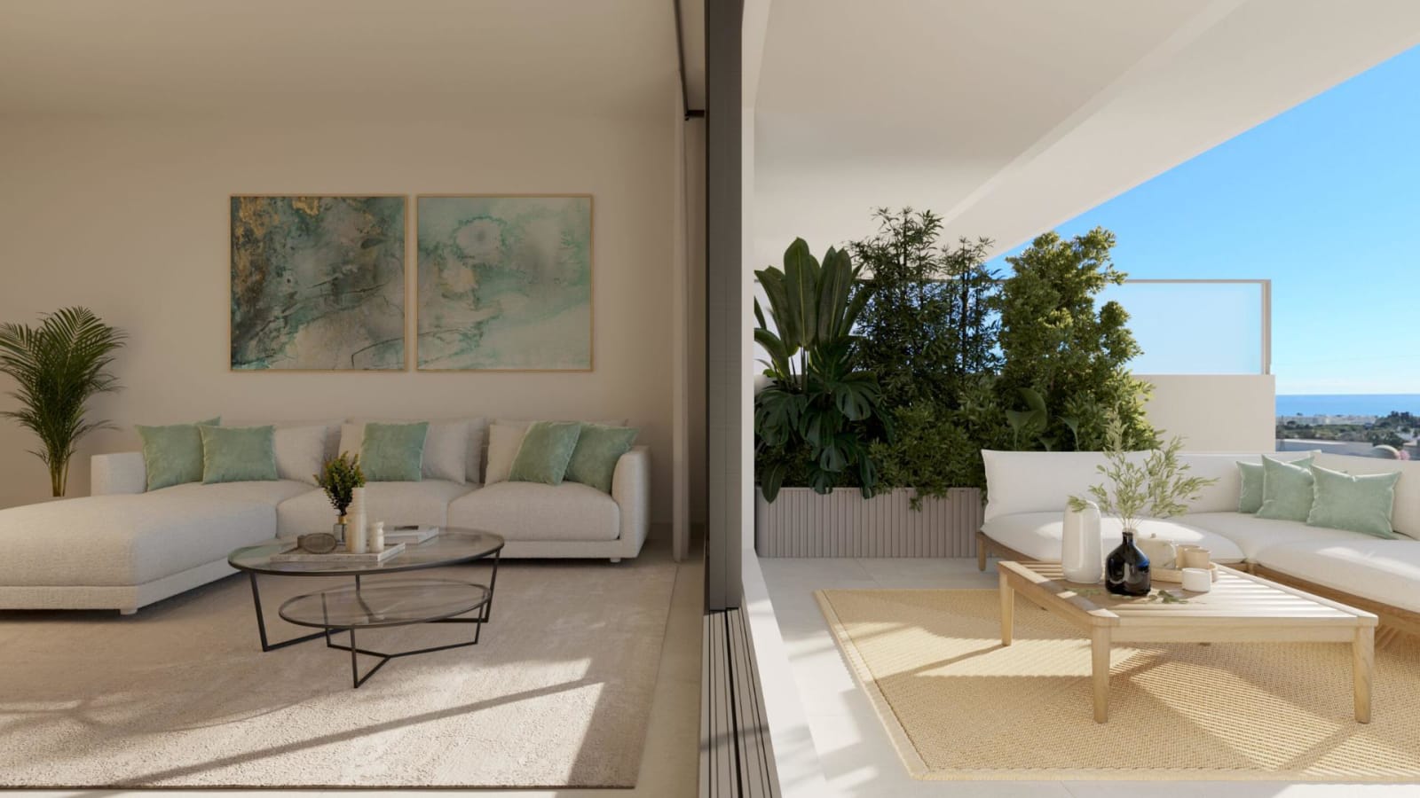 Overbygd terrasse
