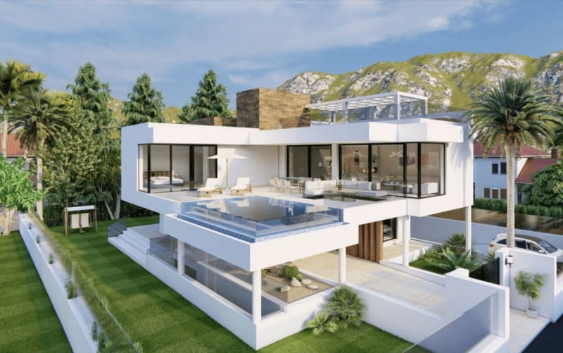 Frittliggende villa til salgs i Marbella