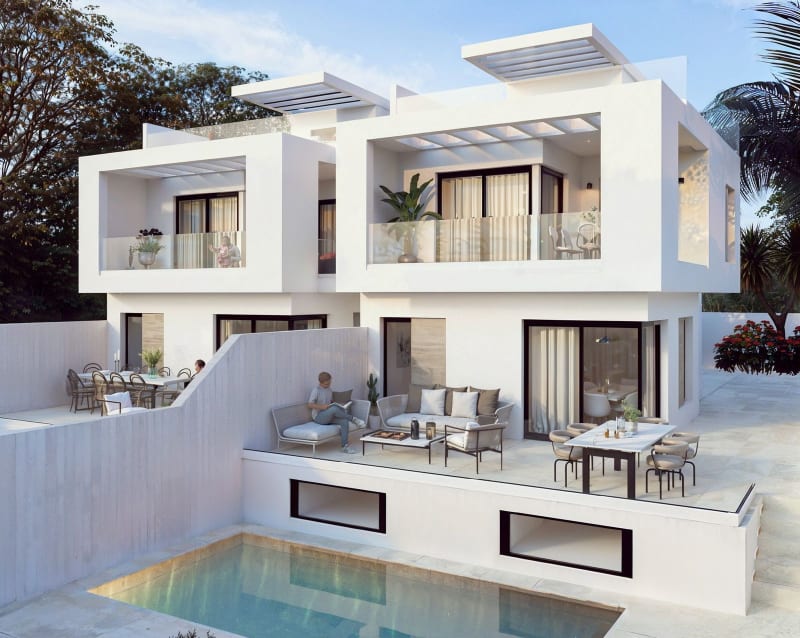 Frittliggende villa til salgs i Nerja